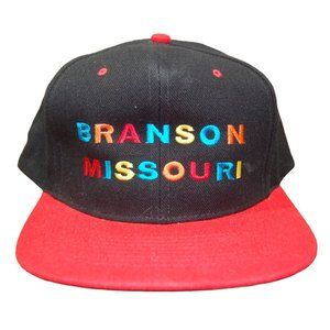 NWOT Vintage 1990s Branson Missouri Snapback Hat KC Colorful Ozarks